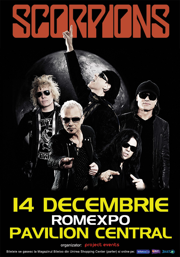 Trooper va deschide concertul Scorpions de la Romexpo!